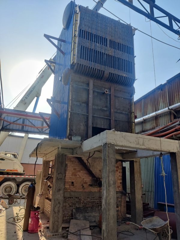 Cung cấp nồi hơi đốt than tầng sôi 7000kg/h cho công ty Giặt Là Phương Đông - Thuộc MIAN GROUP 1 Phuong Dong