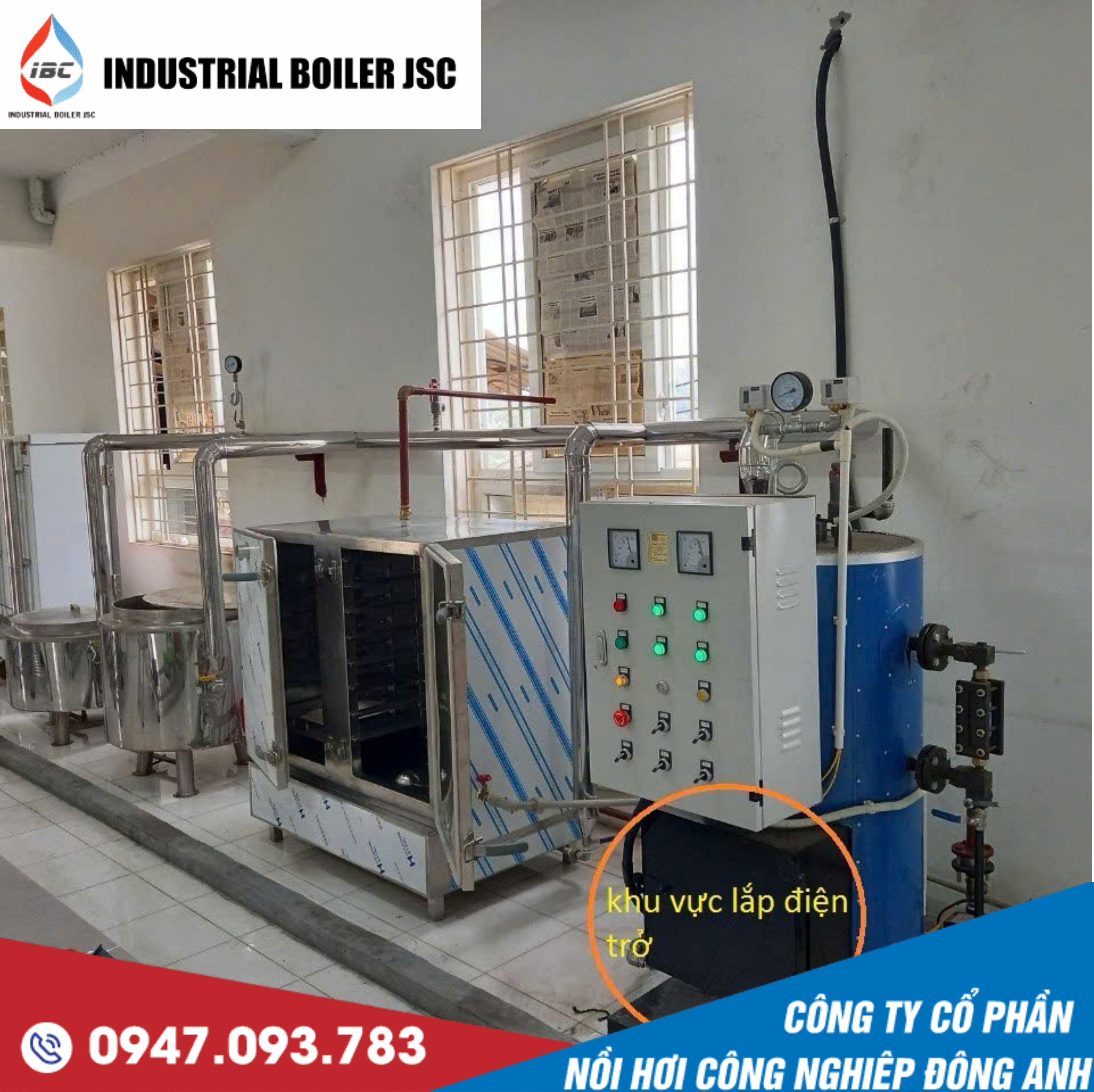 Cấu Tạo Nồi Hơi Điện & Nguyên Lý Hoạt Động (Tư Vấn tại Hưng Yên) 3 Cấu Tạo Nồi Hơi Điện