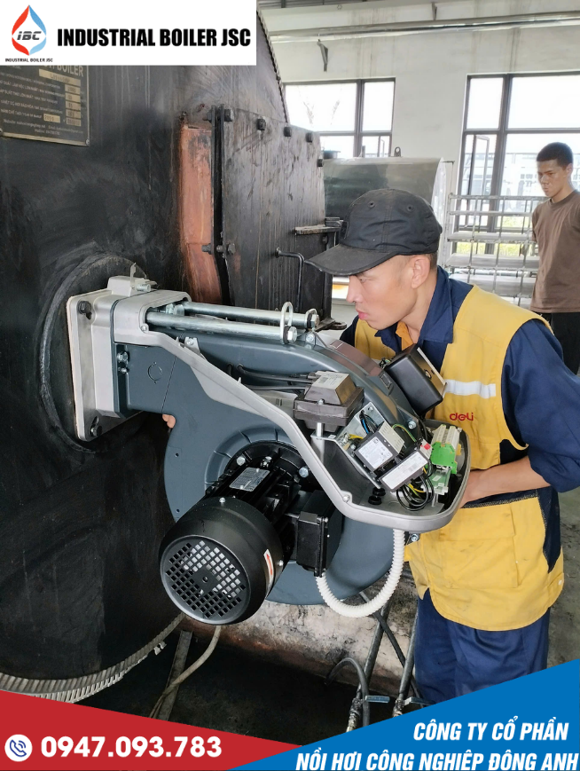  DỊCH VỤ BẢO DƯỠNG VÀ LẮP ĐẶT ĐẦU ĐỐT DẦU NỒI HƠI 2 TẤN TẠI TẬP ĐOÀN DELI VIỆT NAM