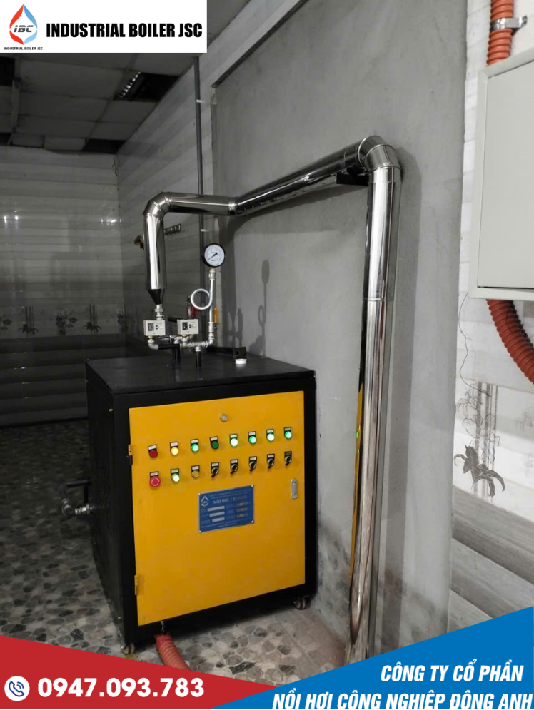Lắp đặt nồi hơi điện 96Kwh cho công ty cung cấp thịt lợn tại Vĩnh Phúc 3 Lắp đặt nồi hơi điện 96Kwh cho công ty cung cấp thịt lợn tại Vĩnh Phúc